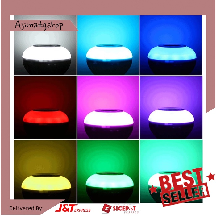 Bohlam Speaker Musik Bluetooth 2 In 1 - Lampu Speaker Led / Lampu Rainbow / Lampu Led Speaker