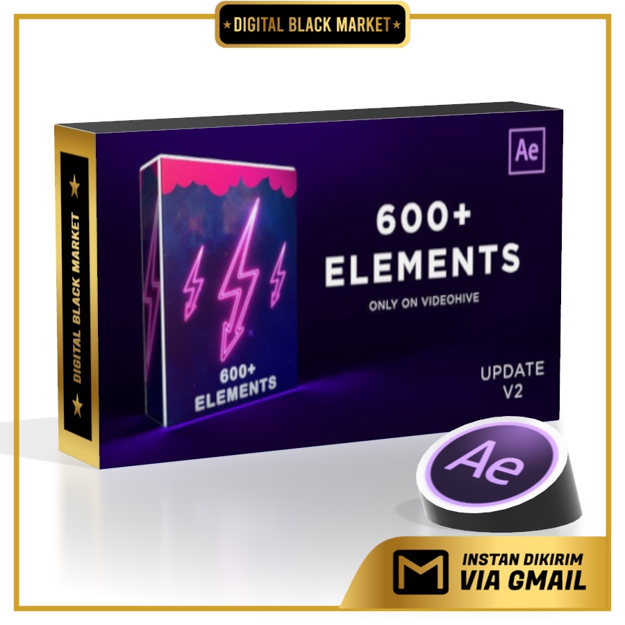 600 Elements After Effects Project Files