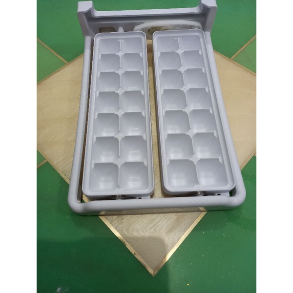 ICE TRAY KULKAS SAMSUNG ORIGINAL TWICE ICE ALAT MEMBUAT ES BATU KOTAK KOTAK