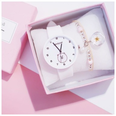 ✅COD Jam Tangan Quartz Candycat Beruang Untuk Wanita Import / Jam Tangan Wanita Analog