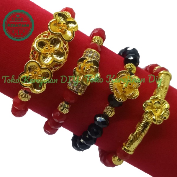 Gelang Kristal Wanita Plus Liontin Xuping Gelang Kristal Ceko