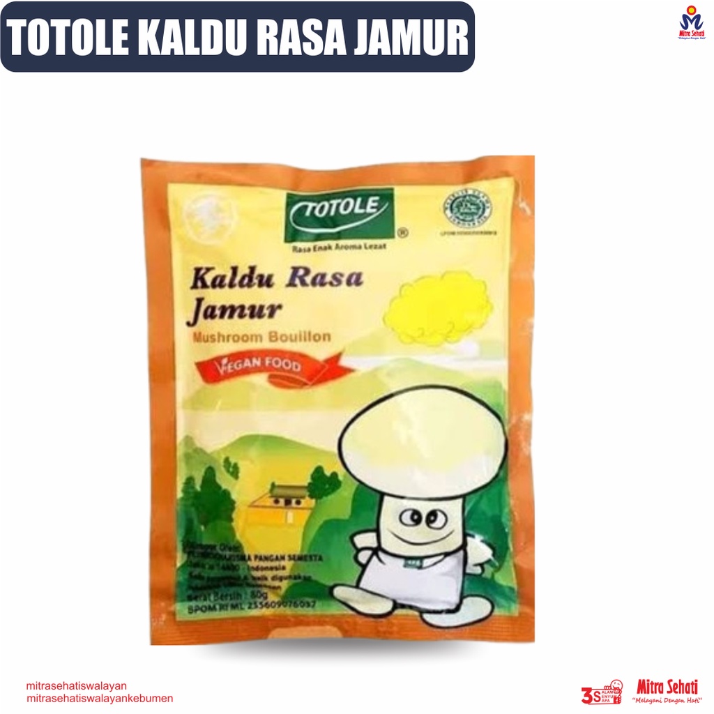 

TOTOLE KALDU RASA JAMUR / KALDU / KALDU JAMUR 80GR / SUNBAY KALDU JAMUR [ Mitra Sehati Swalayan ]