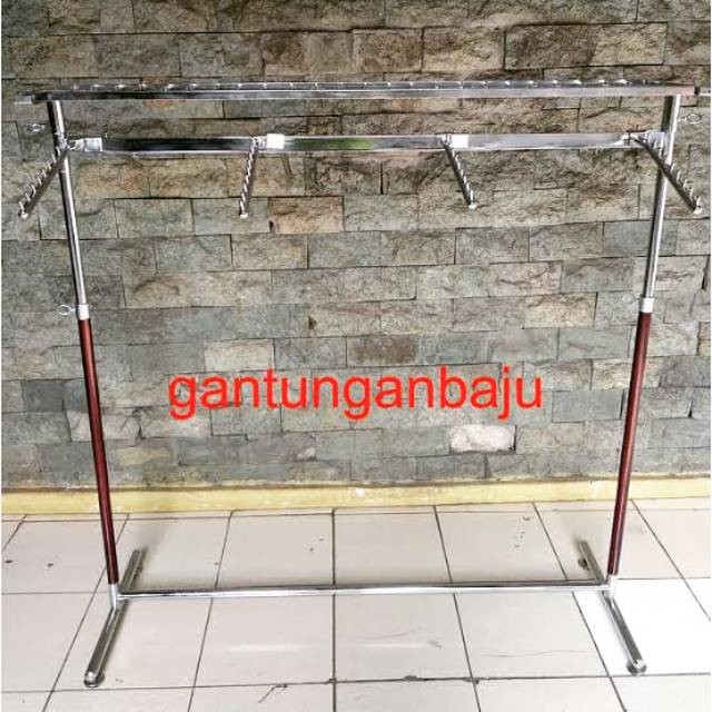 Gawang pajangan + meja + 6 pcs suling 9 titik