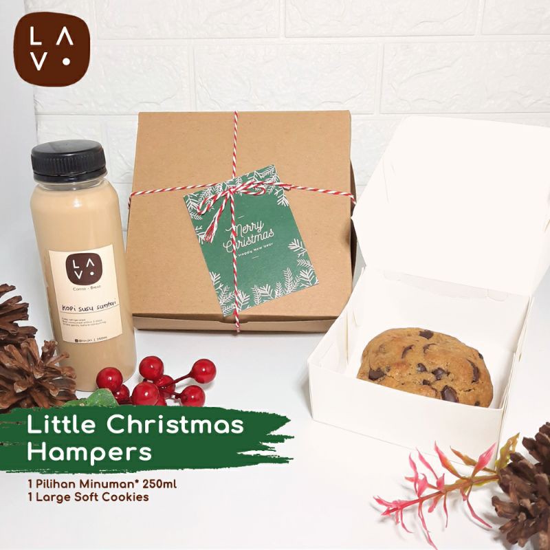 

Little Christmas Hampers / Parcel Natal (Cookie + Drink)