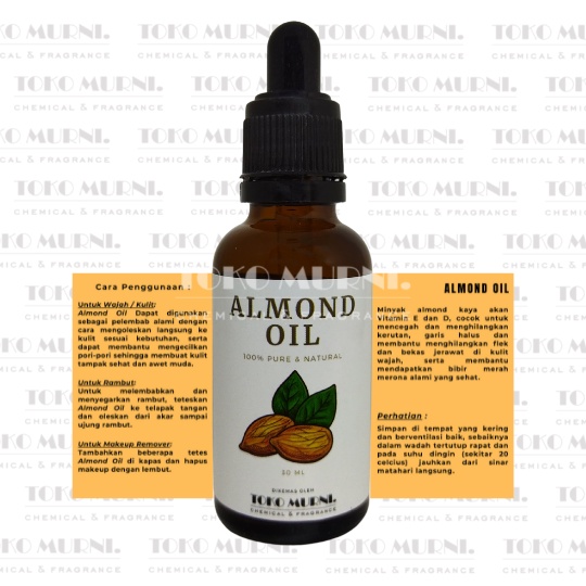 Almond Oil | Minyak Almond | Carrier Oil 30ml