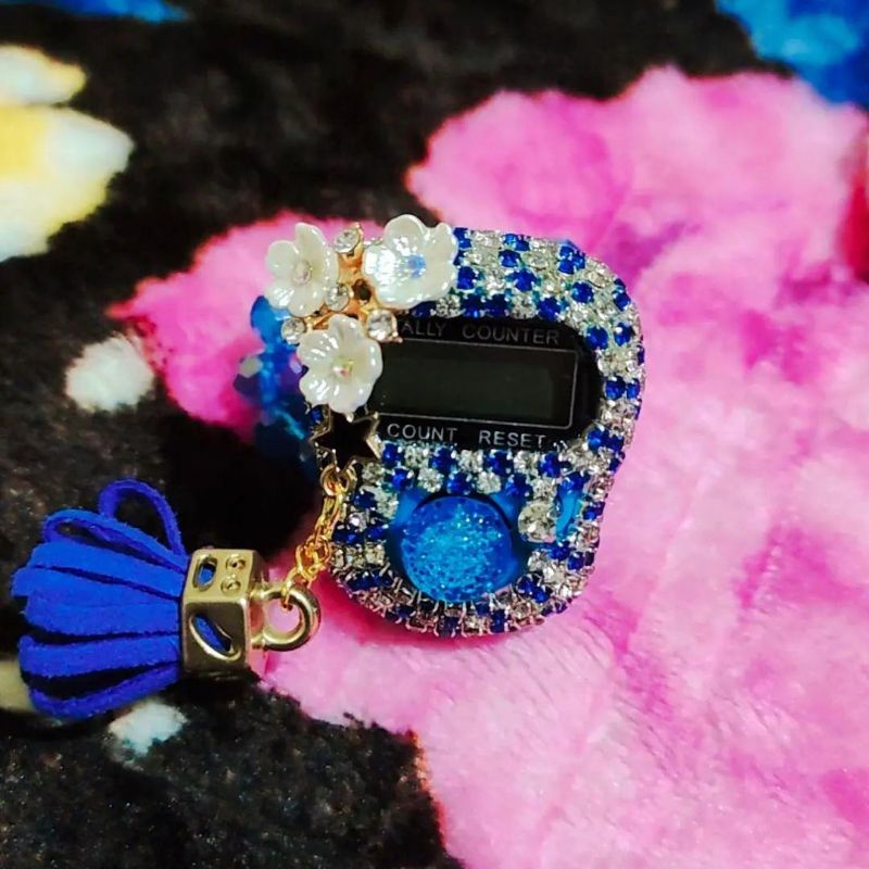 Tasbih digital hias swarovski premium