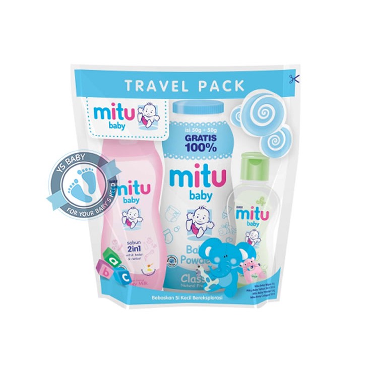 Mitu Baby Mini Paket Ziplock Blue / Pink