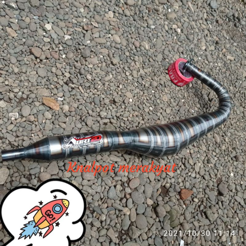 knalpot rx king kolong monster abrt plat