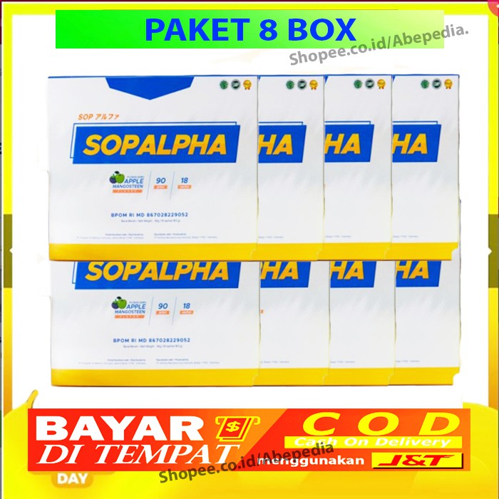 PAKET PLATINUM 8 BOX BIOBOOST SOP ALPHA BIO BOOST SOPALPHA MURAH