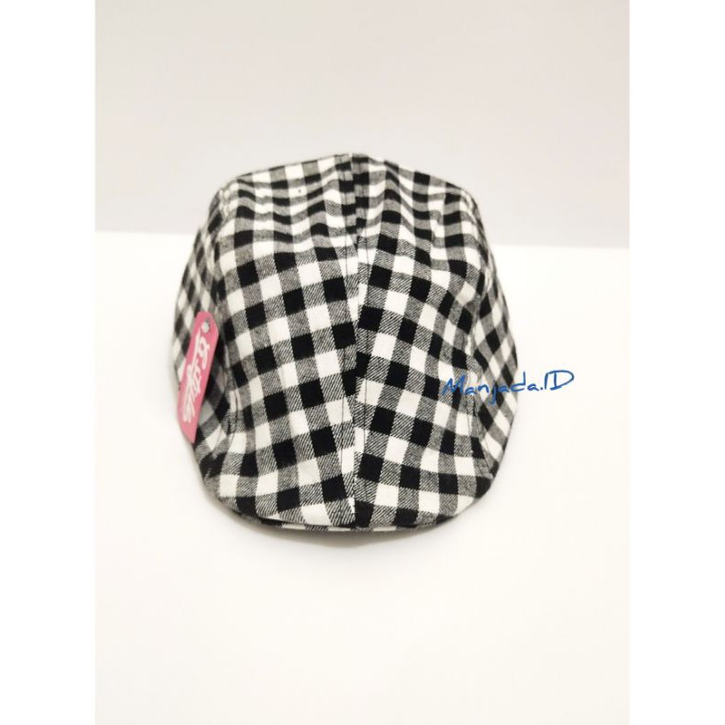 Topi Copet Motif Catur/ Topi Pria/ Topi Kodok / Topi copet terbaru