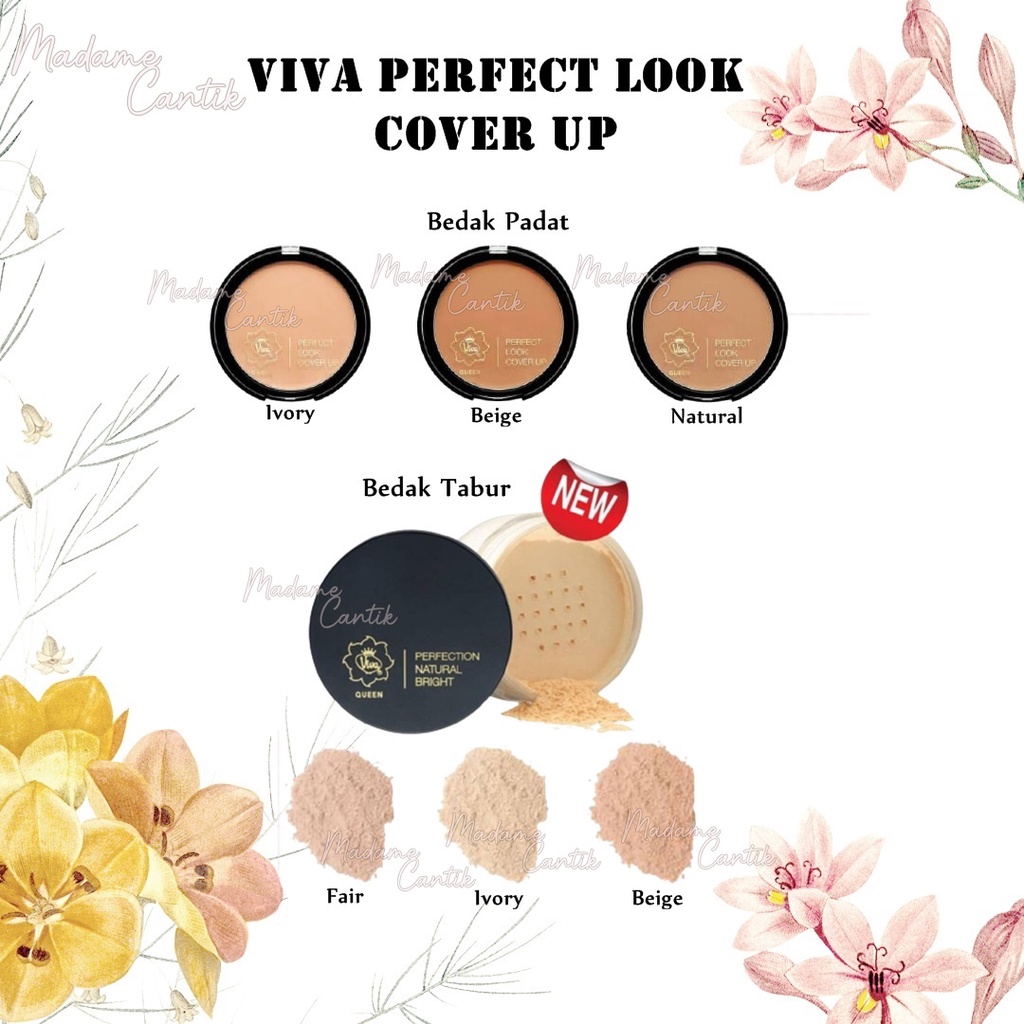 ✿ MADAME ✿ VIVA PERFECT LOOK COVER UP MAKE UP WATERPROOF ORIGINAL