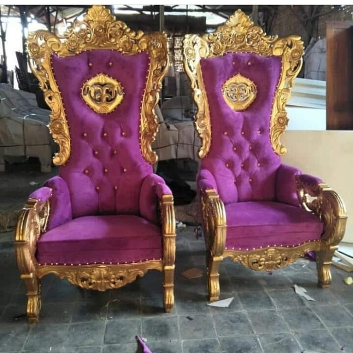 Kursi Sofa Tamu Syahrini Mewah Satuan kursi