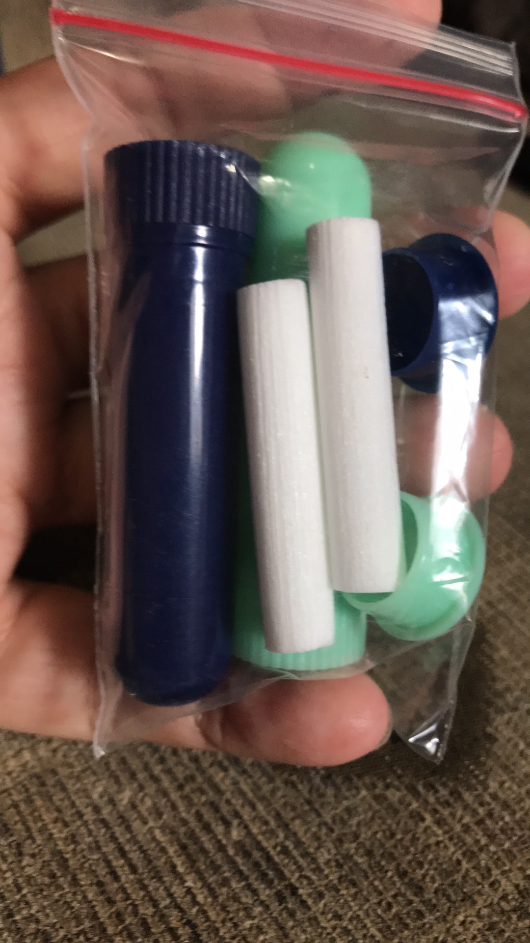 Inhaler Container Color - Empty Inheler Nasal Bottle - Aromatherapy Accessories Essential Oil