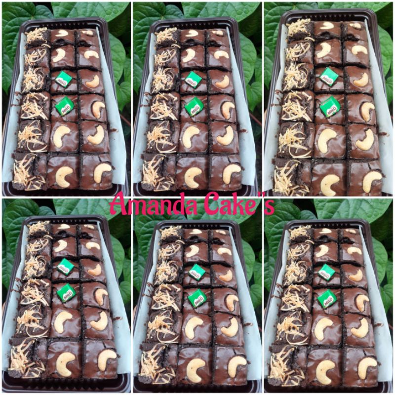 

Fudgy Brownies shiny crust