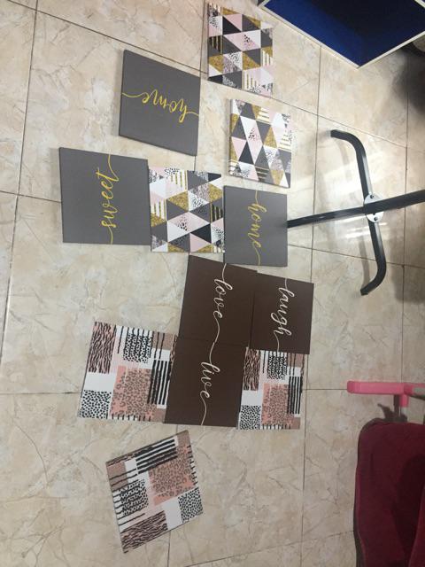 Craftpedia Hiasan Dinding Home Sweet Home 1 Set Swa16