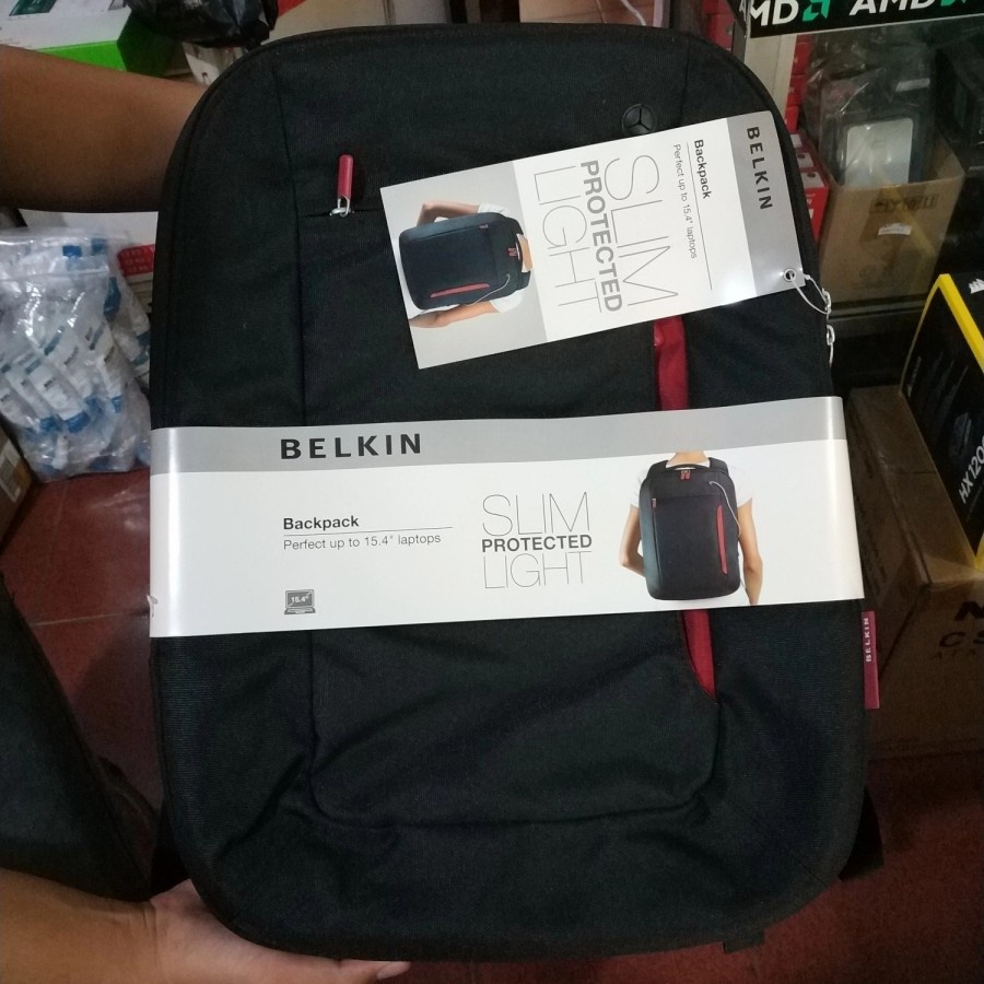 MURAH!! Belkin Backpack 15,4&quot; Slim Protected Light | Tas Punggung Kualitas Bagus dan Kuat untuk Laptop atau lainnya