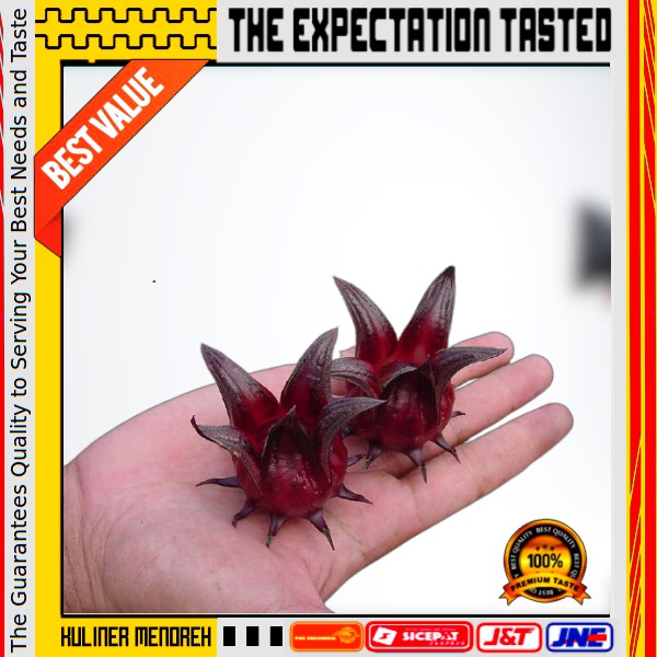 

Bunga Rosella Minuman Sehat Wedang Teh Rosela Herbal Rosela Rempah Nusantara Khas Imogiri -100 gram