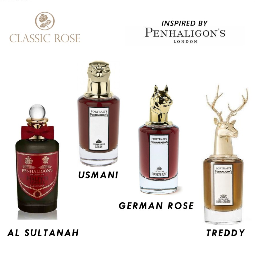 Searah Penhaligon's 2020. Sohan. Lord George. Duchess Rose. Helfeti Leather. 500gr Segel. 100 Segel