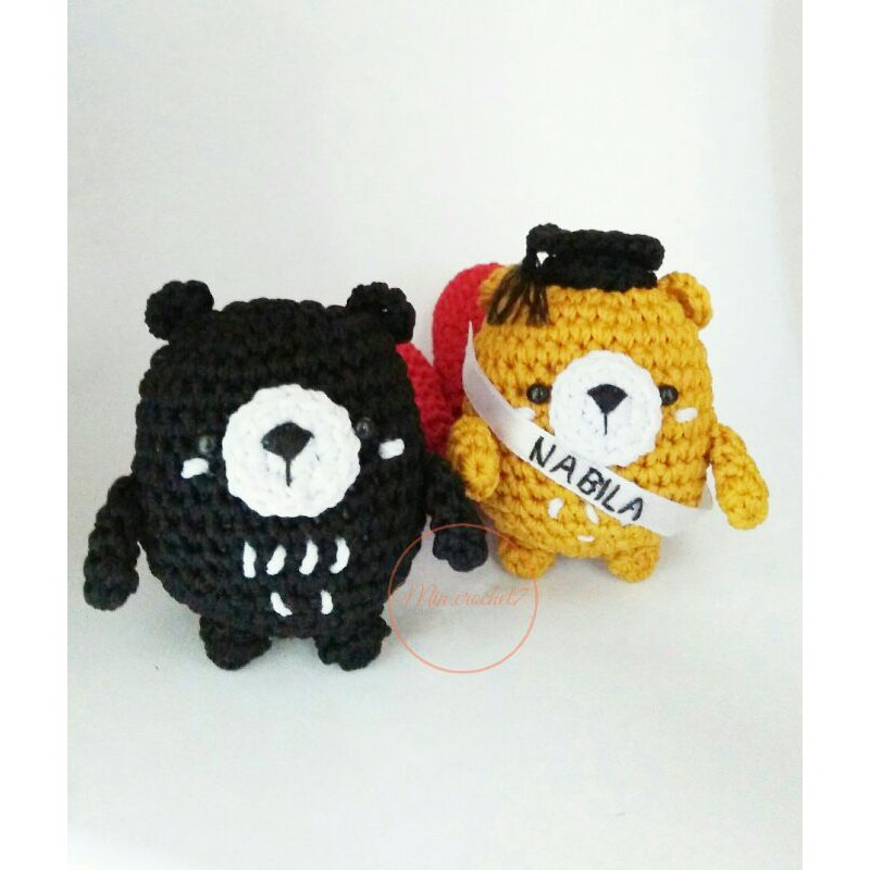 Amigurumi Bear Mini Boneka Rajut Beruang Shopee Indonesia Amigurumi Bear Mini Boneka Rajut Beruang Shopee Indonesia