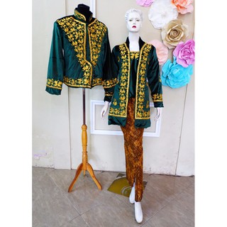 COUPLE KEBAYA  PENGANTIN  BLUDRU  PAYET KEBAYA  WEDDING ADAT 