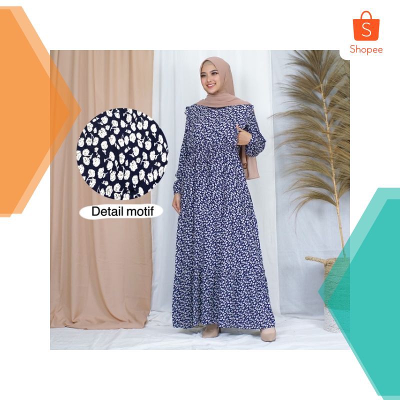 Grosir MINIROSE HOMEY DRESS - NURSING WEAR - GAMIS BUSUI - RAYON VISCOSE Keren