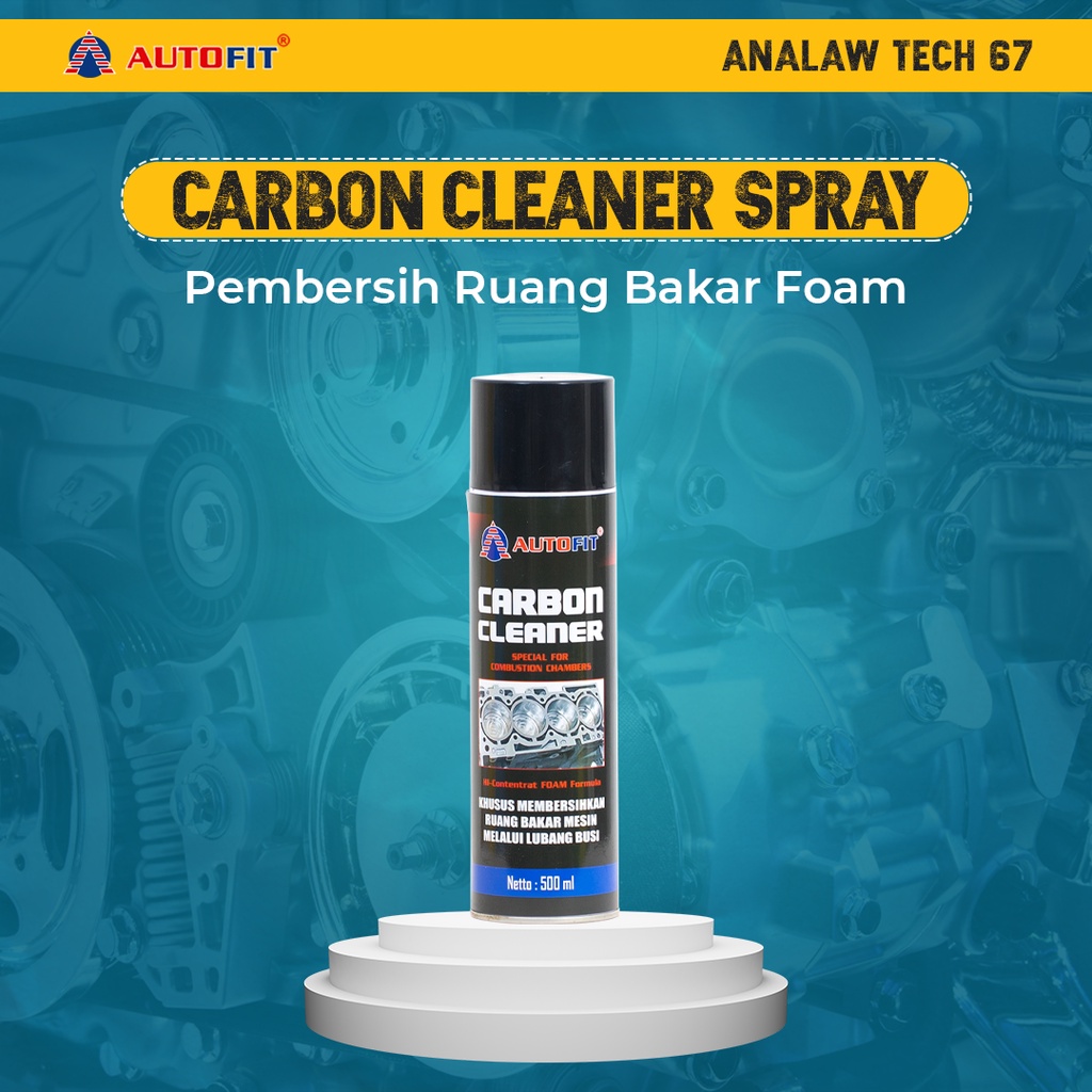 Carbon Cleaner Spray Autofit 500ml Foam Pembersih Ruang Bakar