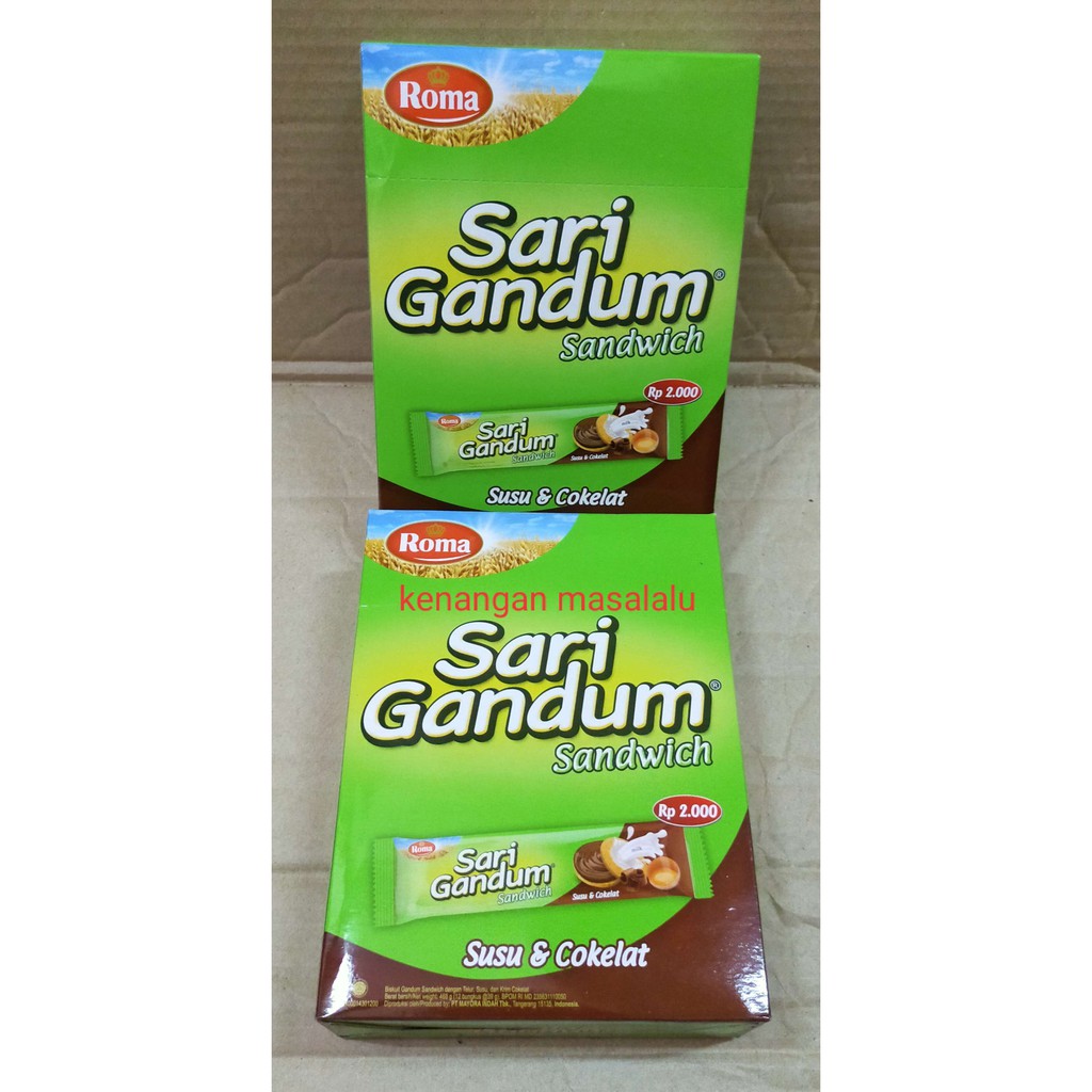 

ROMA GANDUM COKLAT 39g X 12 PCS