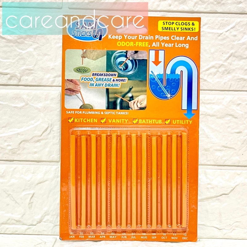 Sani Stick Drain Pembersih Pewangi Wastafel Saluran Air Mampet Toilet