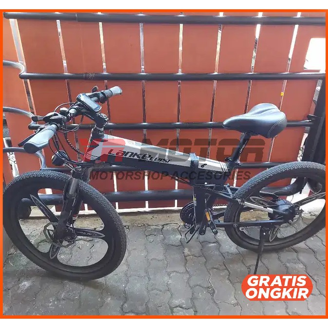 Sepeda Lankeleisi XT600 Elektrik MTB Lipat Elite 48V 10.4AH