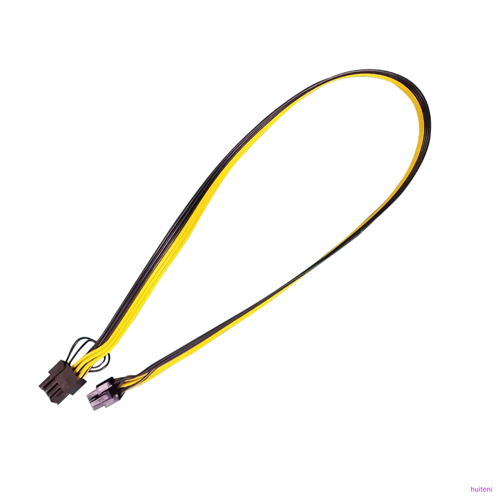 Kabel Adapter Converter Pci-E 6pin To 8pin Untuk Kartu Grafis Gpu Huiteni