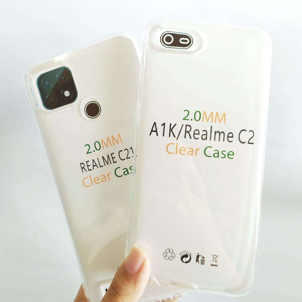 Softcase Clear Case 2mm Realme C2 C21 C31 C35