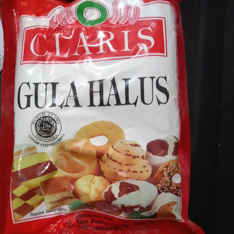 

GULA HALUS CLARIS 250GR