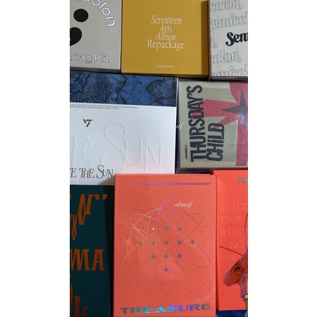 ALBUM ONLY TREASURE TXT ENHYPEN SEVENTEEN MURAH SEMICOLON SECTOR17 YOUR CHOICE BETS PATH