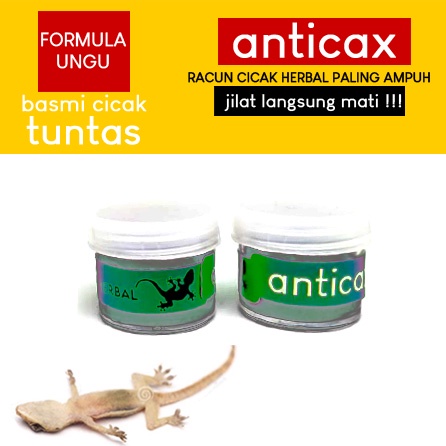 Racun Cicak ANTICAX UNGU Herbal Obat Anti Cecak Ampuh