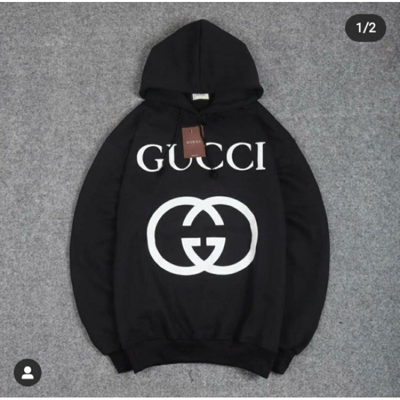 HOODIE JAKET SWEATER PRIA WANITA FASHION BRANDED LOGO GUCCI