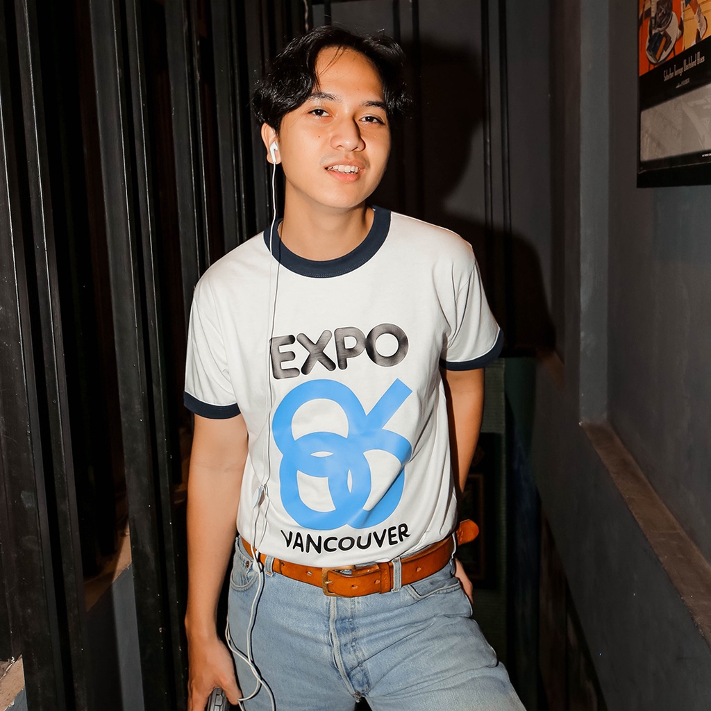 Kaos Distro EXPO 86 VANCOUVER  New States Apparel Ringer