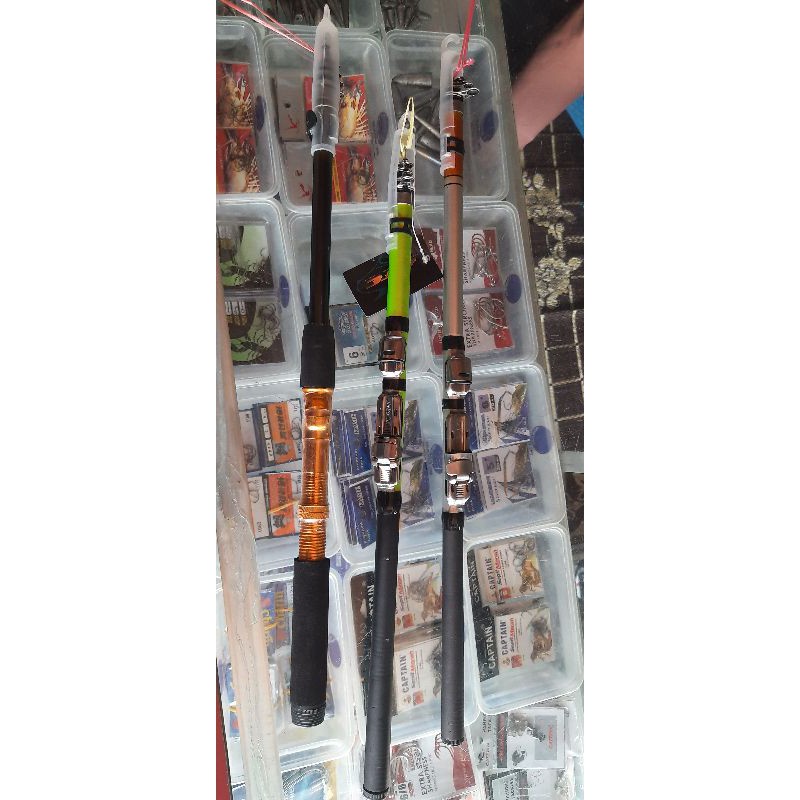 Joran Udang/Ikan Lentur Antena 210 cm Antena