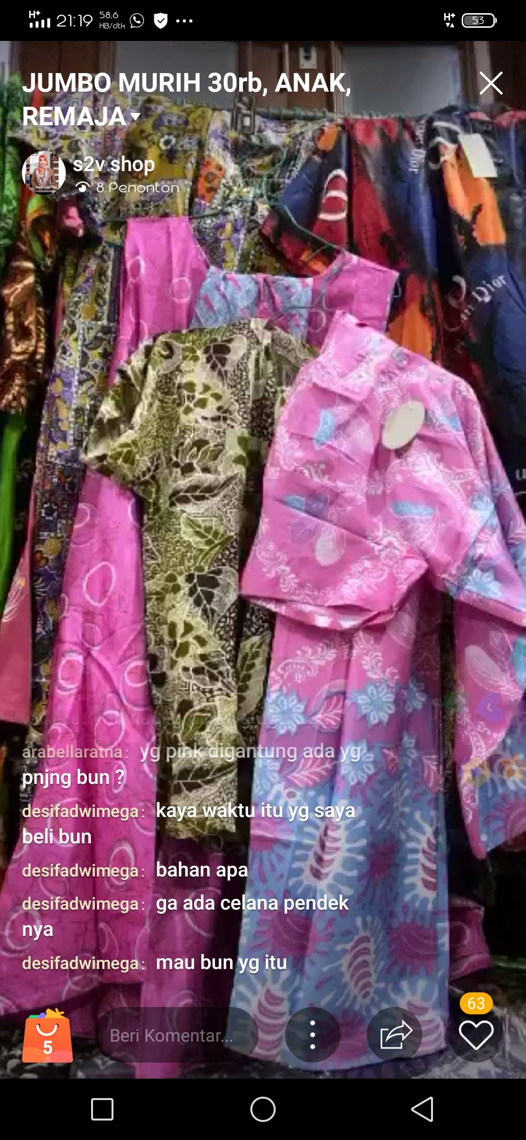 Setelan Celana Panjang Batik Wanita