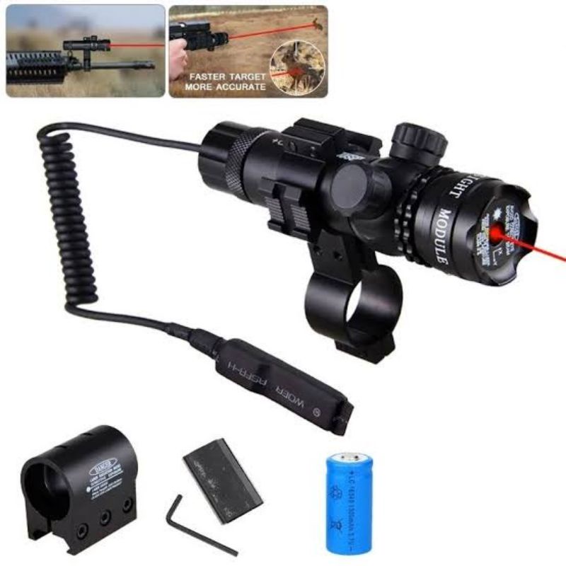 Laser Pointer V-803 Laser merah Jarak Jauh Laser Pointer Original