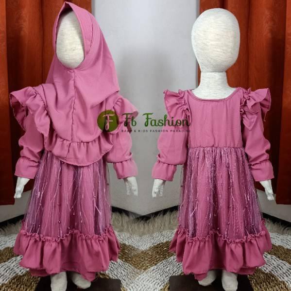 Muraaaahh.. GAMIS GAUN PESTA ANAK TILE MUTIARA