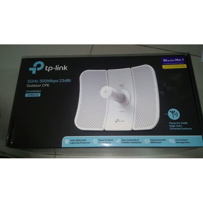 TP-Link CPE610 | TPLink CPE 610 Outdoor 23dBi 5Ghz 300Mbps cp610