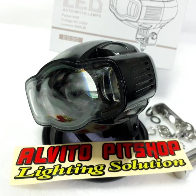 Lampu Sorot, Lampu Tembak Led RTD E03C + USB Charger