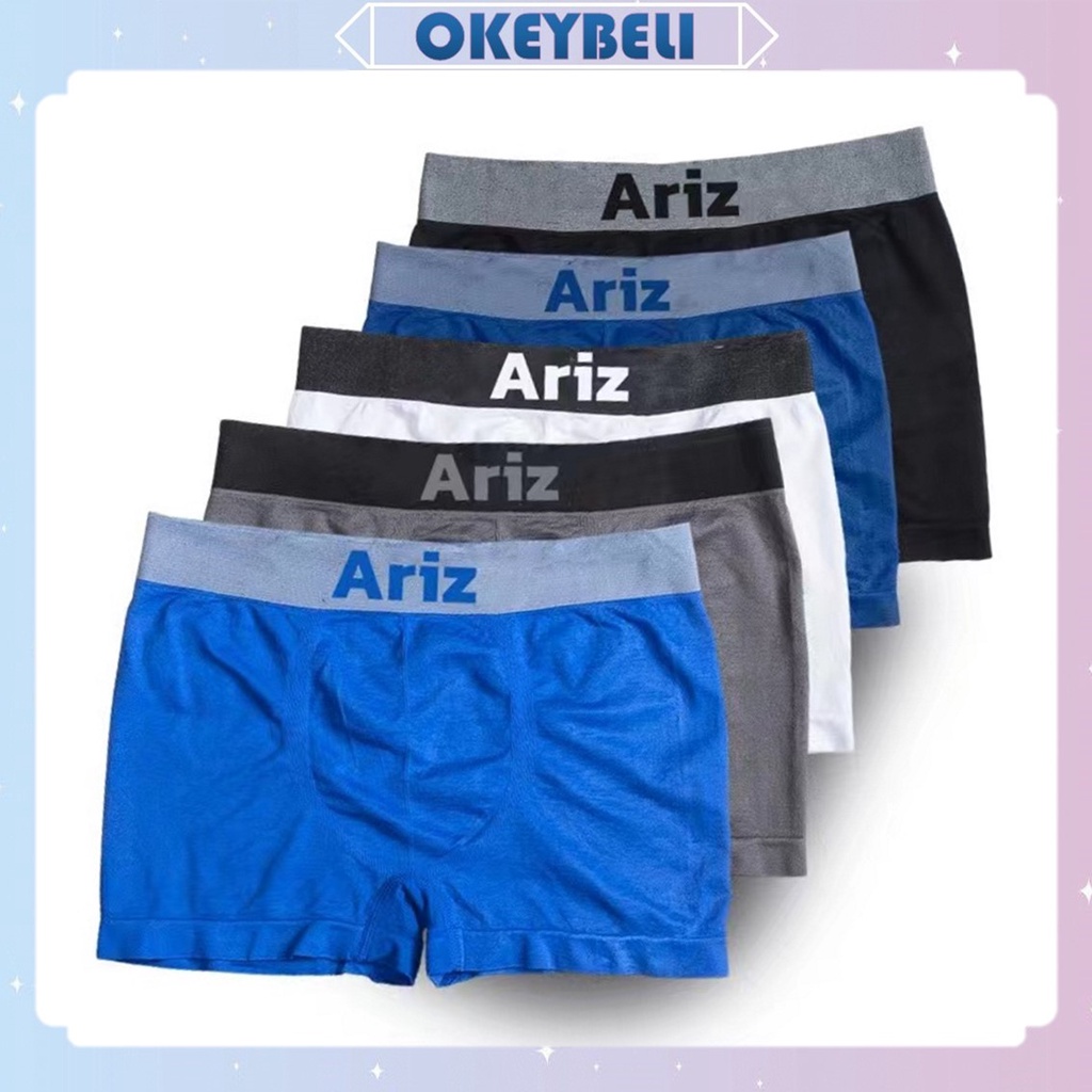 •OKEY BELI•BX695 Boxer Celana Dalam Pendek Bahan Katun Pria Laki Laki CD Underwear Sempak Pria