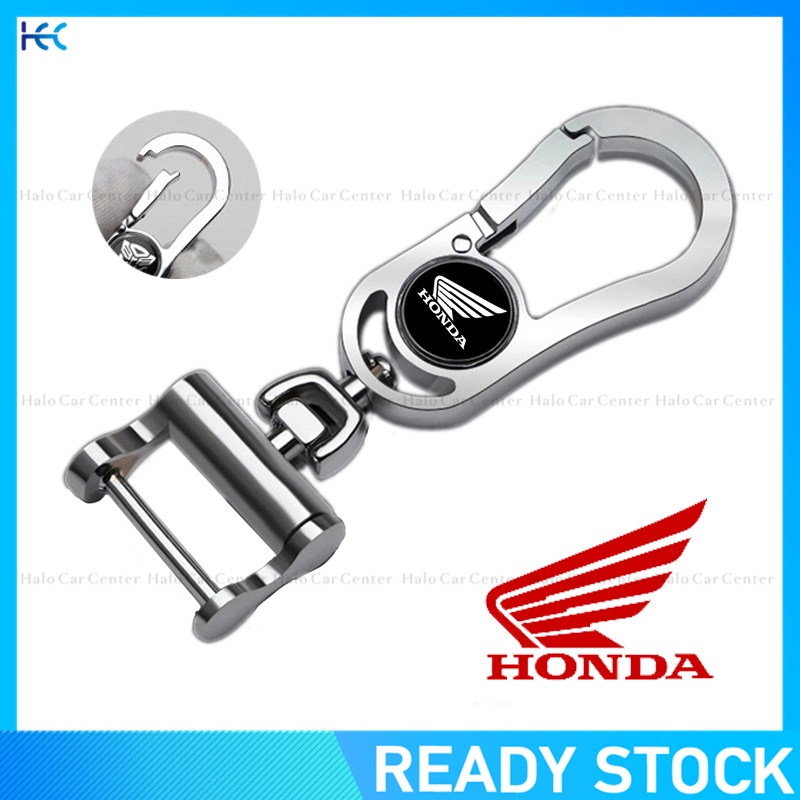 【Ready Stock】Alloy Metal Logo Motorcycle Keychain Car keychain for Honda Motor