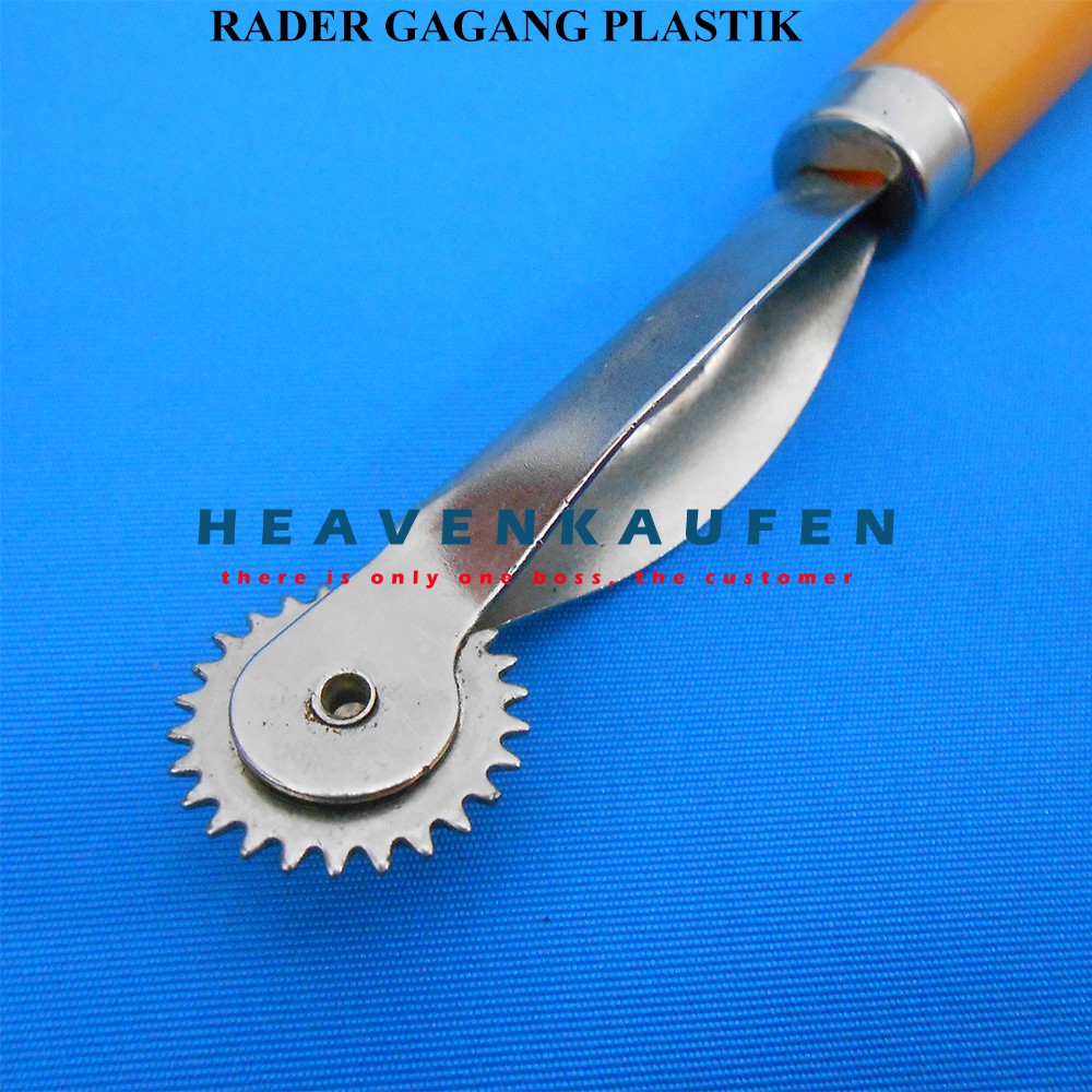 Rader Bergerigi Alat Penanda Kain Handle Plastik Murah