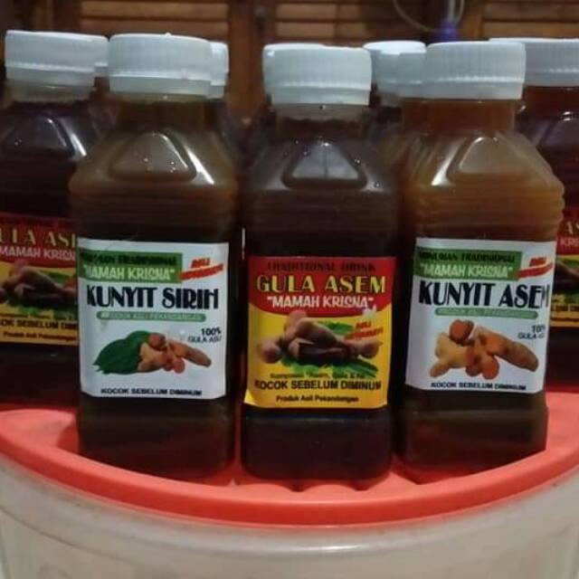 

Kunyit asam. Kunyit sirih. Gula asem