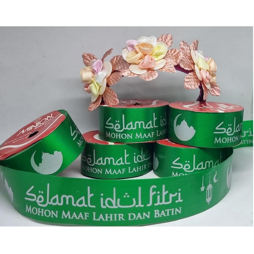 

Pita Kertas Kado | Pita 4 cm | Pita Lebaran | Pita Selamat Idul Fitri | Pita Hampers | Pita Idul Fitri 1,5 inch | pita parsel | pita parcel | Pita Murah | pita Diskon | pita flash sale |