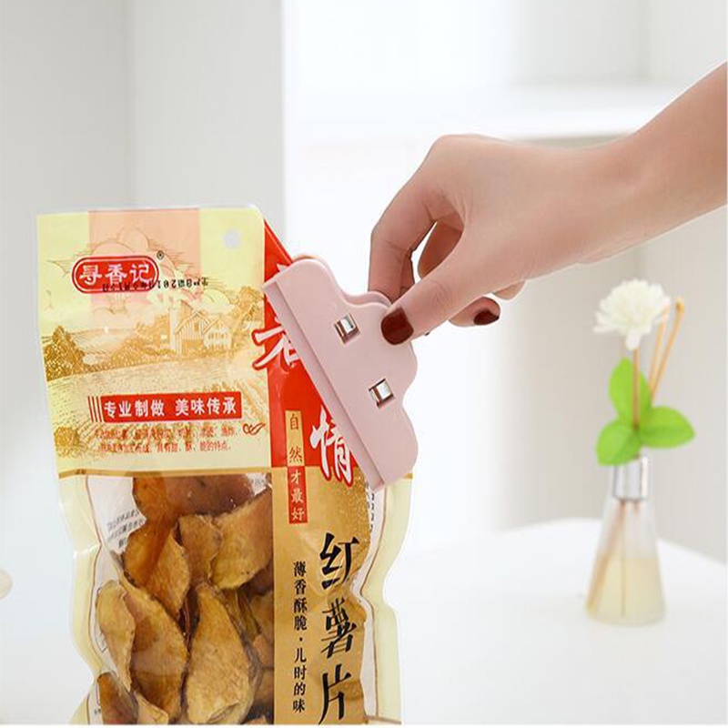 Sealed Clips/Multifunctional Portable Practical Food Bag Sealing Clamp Clip for Bread Bags, Snack Bags and Food Bags