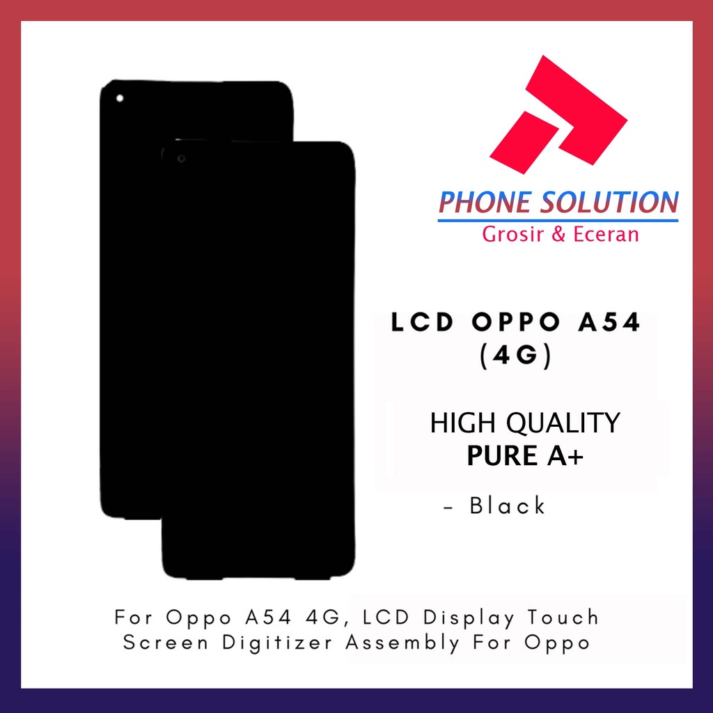 LCD Oppo A54 (4G) Fullset Touchscreen Original 100% // Supplier LCD Oppo - Garansi 1 Bulan