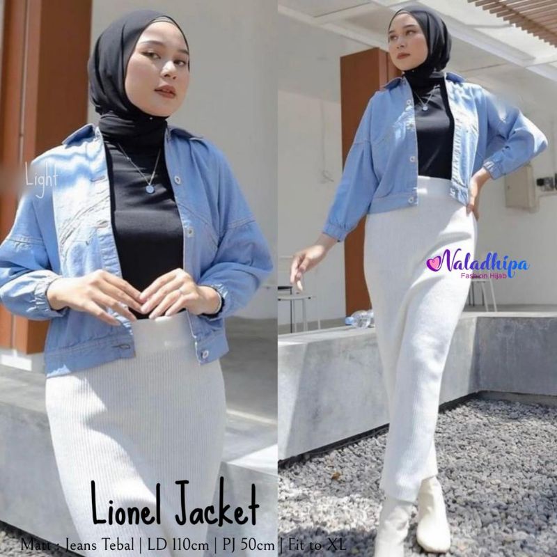 Lionel jacket / jaket jeans cewek Ori by Naladhipa